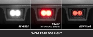 Subaru WRX 4th Brake Light Kit - Rear - Diode Dynamics - C2R with F1-style SafetyStrobe - Red - `08-`16